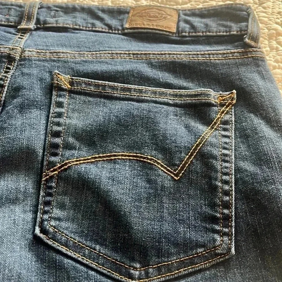 Dickies Straight Leg Denim Jeans Women’s 10 RG Blue Western - Picture 17 of 17
